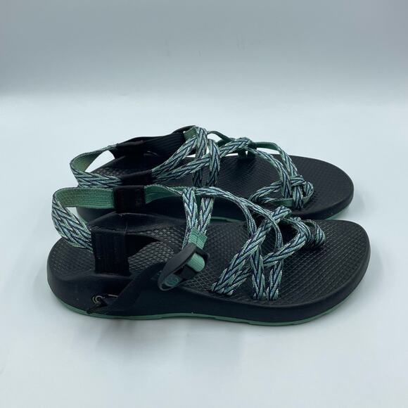 CHACO ZX/2 Vibram Unaweep‎ Ecotread Chevron Sandals Women’s Sz 8 - Picture 2 of 5